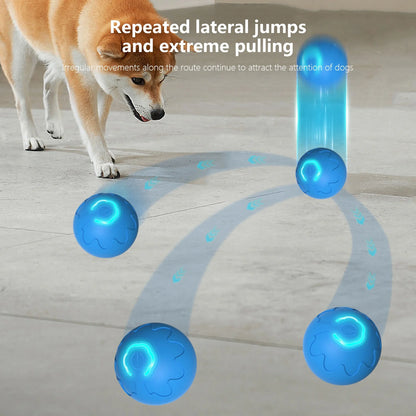 Dog Toys for Large Dogs Automatic Smart Teasing Dog Ball Gravity Intelligent Jump Ball Electric Charging Dog Toy, Pet Supplies